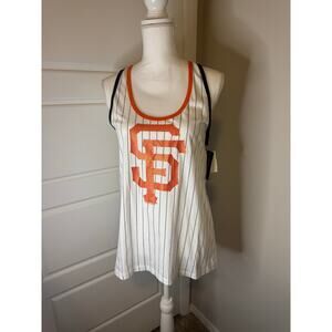 5th & OCEAN SAN FRANSCIO GIANTS Large Tank Racer Back White with SF Logo
